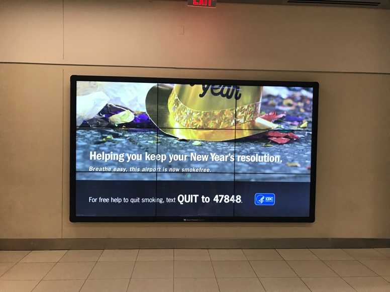 airport smokefree ad