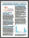 Thumbnail image of front page of the smokefree tribal casinos fact sheet